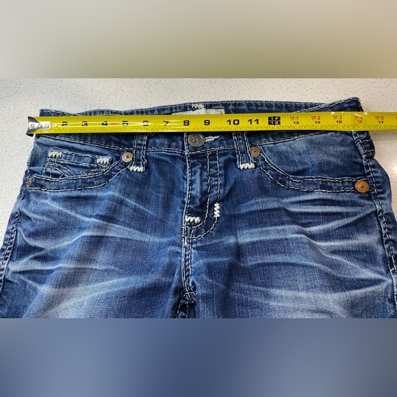 • Big Star Liv Capri Jeans Women’s 30x23 Blue Stretch Denim EUC - Picture 11 of 14